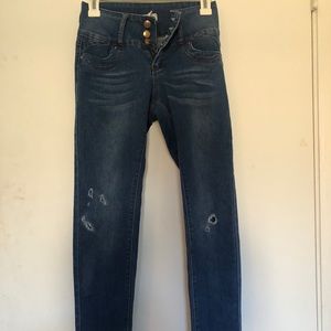 Ripped skinny jeans - size 0
